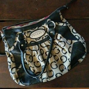 SOLD Guess large purse